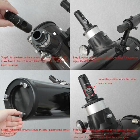 Astromania 1.25 "توصيل ليزر من الجيل التالي - حزمة مع - Textory Kit Telescope مغلف بالكامل in Saudi Arabia