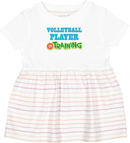 inktastic Volleyball Player Kids Infant Dress in Saudi Arabia