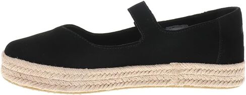 TOMS Womens Carolina Mary Jane Espadrille Flats Casual - Black in Saudi Arabia