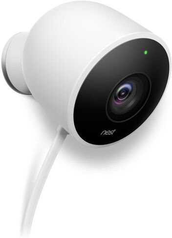 Nest Cam Camera Outdoor Security Camerory w/ accessories - White (متجدد) in Saudi Arabia