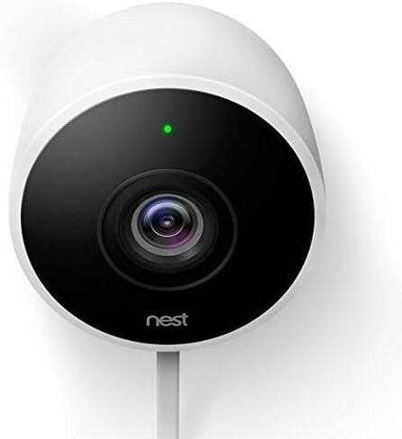 Nest Cam Camera Outdoor Security Camerory w/ accessories - White (متجدد) in Saudi Arabia