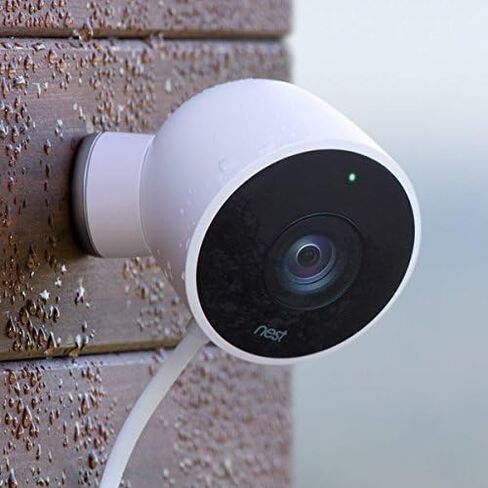 Nest Cam Camera Outdoor Security Camerory w/ accessories - White (متجدد) in Saudi Arabia