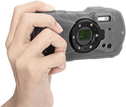 JJC WG-90 WG-80 سترة السيليكون ، سترة السيليكون لـ Ricoh Pentax WG-80 WG-90 تحت الماء ، ومضاد للسرقة ، وغطاء للحالة ، يوفر حماية إضافية وقبضة in Kuwait