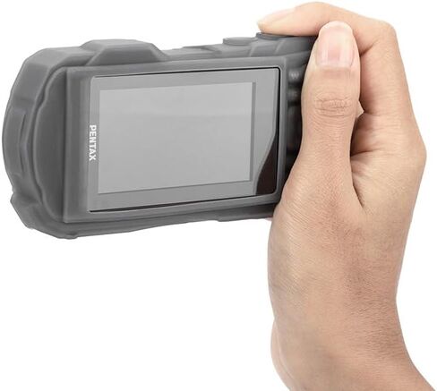 JJC WG-90 WG-80 سترة السيليكون ، سترة السيليكون لـ Ricoh Pentax WG-80 WG-90 تحت الماء ، ومضاد للسرقة ، وغطاء للحالة ، يوفر حماية إضافية وقبضة in Kuwait