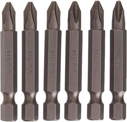 DEWALT DW2022B6# 2 Phillips 2 بوصة Bit-6 -Pack Bag (Bulk 25Ct) in Kuwait