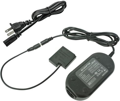 مجموعة/شاحن محول الطاقة AC الكاميرا لـ Panasonic DMC-GM1K ، DMC-GM1 مع مقرنة DMW-DCC15 DC ، استبدال DMW-AC8 Plus DMW-DCC15 ، US Plug in Kuwait