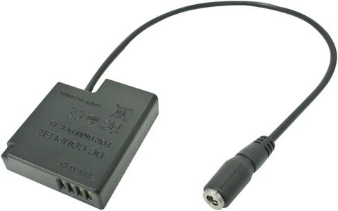 مجموعة/شاحن محول الطاقة AC الكاميرا لـ Panasonic DMC-GM1K ، DMC-GM1 مع مقرنة DMW-DCC15 DC ، استبدال DMW-AC8 Plus DMW-DCC15 ، US Plug in Kuwait