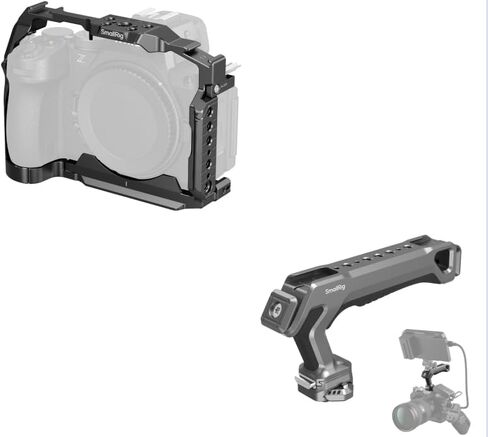 Smallrig Cage لـ Nikon Z5 II ، Z5 ، Z6 ، Z6ii ، Z7 ، Z7ii+Equist Exerior Top Handle مع تمرير إطلاق سريع in Saudi Arabia