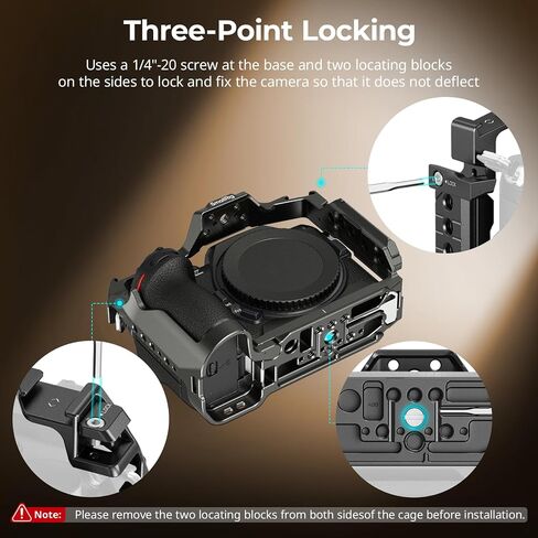 Smallrig Cage لـ Nikon Z5 II ، Z5 ، Z6 ، Z6ii ، Z7 ، Z7ii+Equist Exerior Top Handle مع تمرير إطلاق سريع in Saudi Arabia