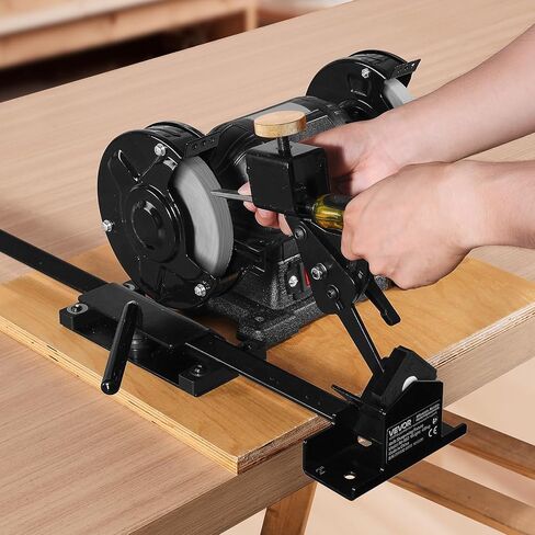 نظام شحذ Vevor Pro Grind ، رقصة شحذ متعددة الطاحونة لمطحة مقعد 6 "و 8" - مع رقصة منصة ، شريط أدوات ، كتلة الإعداد ، شريحة ميتري ، كتلة شطرية صغيرة ، لأدوات الخشب الألف in Kuwait