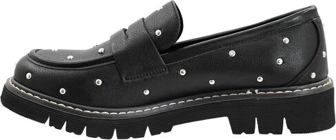 Corkys Footwear Hey Girl Girl Women's Muffin Heeled Loafer - مع كعب 1.5 بوصة ، وأعلى ، ونعال إيفا الناعمة من أجل الراحة الأنيقة والأسلوب العصري in Saudi Arabia