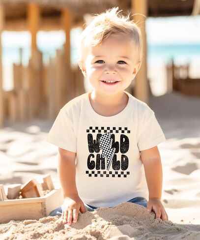 Olive يحب قميص Apple Wild Child Tendy Teee اليومي للشباب والأولاد الصغار in Kuwait