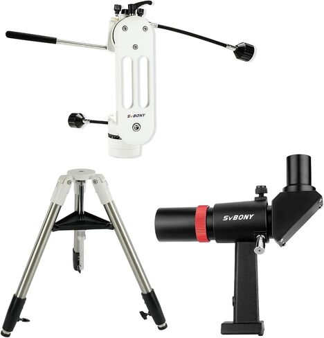 SVBONY SV182 Finderscope, Right-Angle Correct-Image Optical Finder, 6x30 Finder Scope Bundle with SV225 Alt-Azimuth Mount, Adjustable Angle Alt-Azimuth Mount in Saudi Arabia