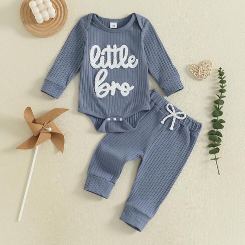 Pengnight Newborn Baby Boy Cloths Long Longe Bro Bro Romper Ponts pants مجموعة الخريف ملابس الشتاء 0 3 6 9 12 شهرًا in Kuwait