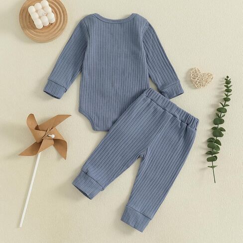 Pengnight Newborn Baby Boy Cloths Long Longe Bro Bro Romper Ponts pants مجموعة الخريف ملابس الشتاء 0 3 6 9 12 شهرًا in Kuwait