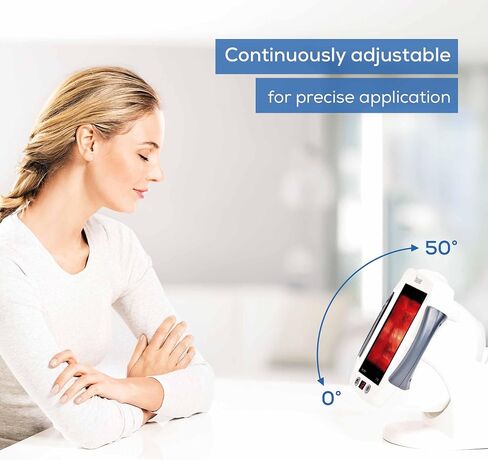 Beurer IL50 Infrared Heat Lamp, Red Light Heat Device (Portable), for Muscle Pain and Cold Relief, Improves Blood Circulation, 300W, Safety-Features in Saudi Arabia