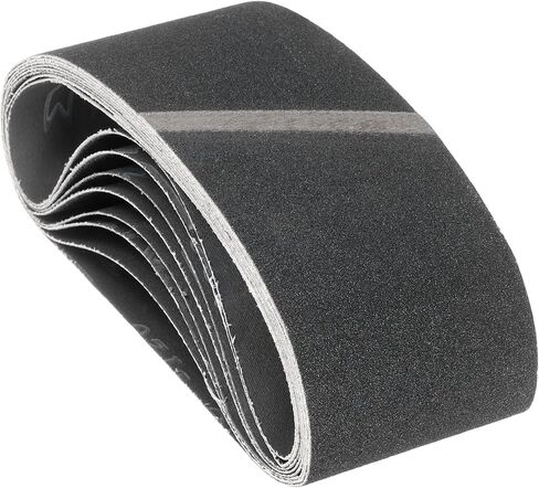 8 Pack Sanding Belts 3 x 18 Inch 120 Grit Silicon Carbide Abrasive Sandpaper for Belt Sander Metal Grinding Wood Working Weld Rust Removal in Saudi Arabia