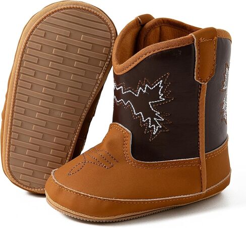 Jastore Infant Baby Boys Girls Boys Newborn Winter Boots Toddler Non Slip Lace Up First Walking Shoes in Saudi Arabia
