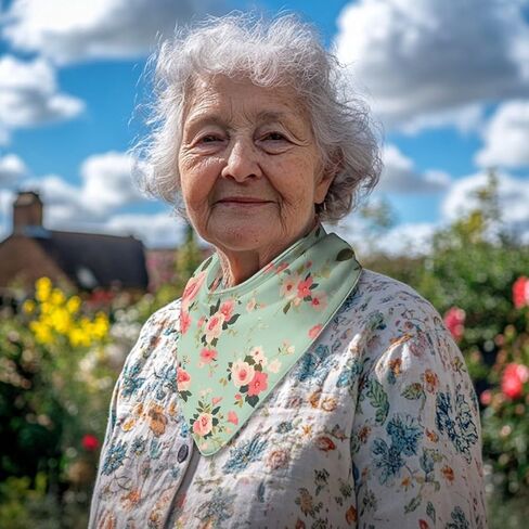 البالغين البالغين باندانا المرايل ناعمة الامتصاصات الطالبة المذهلة المرايل اللعاب من منشفة مثلث المريلة للرجال النساء المراهقات المسنين in Kuwait