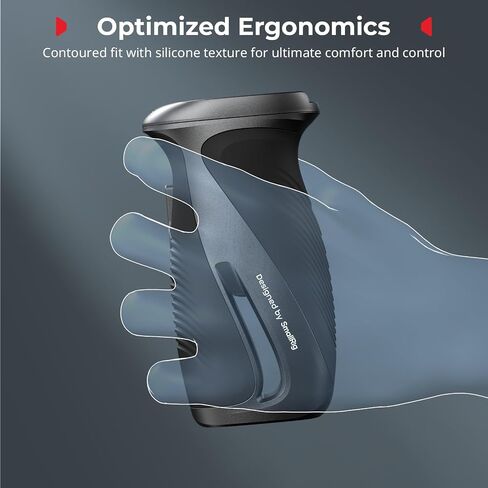 SMALLRIG Push-Button Rotating Side Handle with 1/4"-20 Screws, for Left and Right Hand, 360° Rotatable Side Handle with Anti-Slip Silicone, Max. Load 15Kg in Saudi Arabia