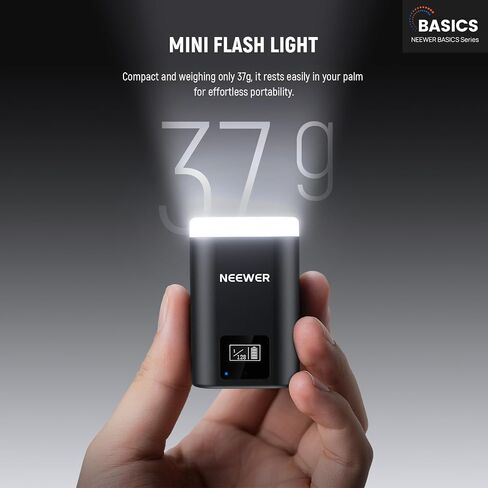 Neewer Basics Mini Camera Flash ، ضوء املأ 5600K مع شاشة LCD ، متوافق مع Canon Fujifilm Sony Nikon DSLR Cameras القياسية الحذاء الساخنة لاستوديوهات الصور الفوتوغرافية الإضاءة ، N12 in Saudi Arabia