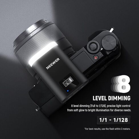 Neewer Basics Mini Camera Flash ، ضوء املأ 5600K مع شاشة LCD ، متوافق مع Canon Fujifilm Sony Nikon DSLR Cameras القياسية الحذاء الساخنة لاستوديوهات الصور الفوتوغرافية الإضاءة ، N12 in Saudi Arabia