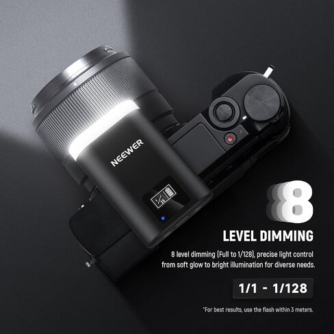 Neewer Basics Mini Camera Flash ، ضوء املأ 5600K مع شاشة LCD ، متوافق مع Canon Fujifilm Sony Nikon DSLR Cameras القياسية الحذاء الساخنة لاستوديوهات الصور الفوتوغرافية الإضاءة ، N12 in Saudi Arabia