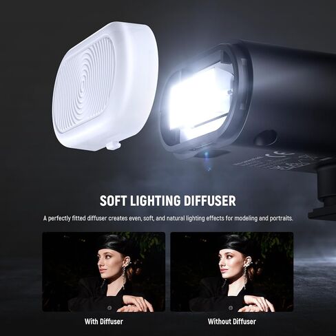 Neewer Basics Mini Camera Flash ، ضوء املأ 5600K مع شاشة LCD ، متوافق مع Canon Fujifilm Sony Nikon DSLR Cameras القياسية الحذاء الساخنة لاستوديوهات الصور الفوتوغرافية الإضاءة ، N12 in Saudi Arabia