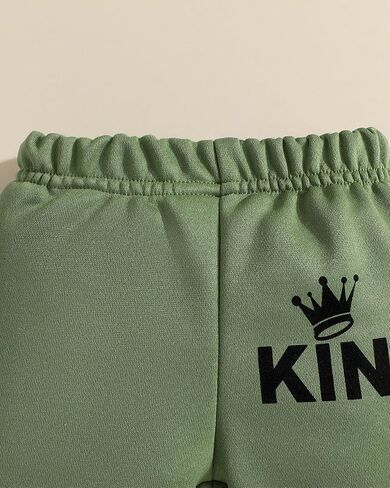 Jecson Baby Boy Fall Cloths: Warm & Soft Infant Strits مجموعة من النوع الثقيل للعبث والركض Pant 2pcs in Kuwait