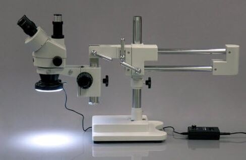 AMSCOPE LED-60-YA 60 LED مصباح حلقة المجهر مع محول التثبيت in Saudi Arabia