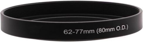 Step Up Adapter Ring for 44mm/46mm/48mm/54mm/62mm Lens to 77mm Filter Thread Compatible with O.D 80mm Matte Box (44-77/80mm) in Kuwait