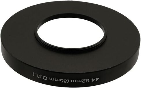 Step Up Adapter Ring for 44mm/46mm/48mm/49mm/54mm/60mm/62mm/67mm/77mm Lens to 82mm Filter Thread Compatible with O.D 85mm Matte Box (44-82/85mm) in Saudi Arabia