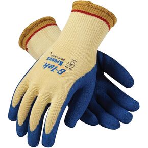 09-K1300/L Seamless Knit Kevlar Glove with Latex Coated Crinkle Grip on Palm and Fingers in Saudi Arabia