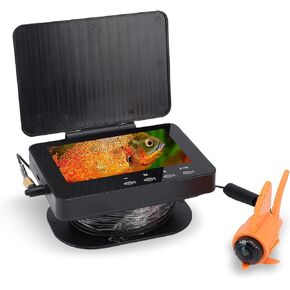 VBESTLIFE Underwater Fishing Camera, HD 1080P 4.3inch Fish Finder with 30M Video Cable, 195° Wide View, for Ice Lake Kayak Fishing in Kuwait
