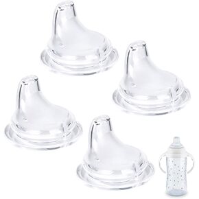 4/6 حزم استبدال Silicone Spout متوافق مع كوب متعلم NUK وكوب نشط ، ناعم الانتقال الناعم لأكواب sippy ، تسرب ، خالية من BPA ، سهلة التنظيف المتوسطة (4 عبوات) in Kuwait