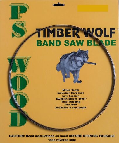 Timber Wolf 115 "x 1/2" × 3 TPI Band Saw Blade Made by PS Wood Fits Laguna Model 14BX ، Shop Fox Model W1673 ، G9971 & More in Saudi Arabia