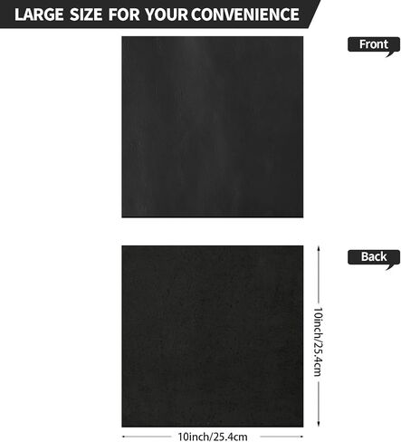 RingSun 12''X24'' Genuine Leather Sheets for Crafts Full Grain Leather Tooling Leather (2mm) Thick Cowhide Leather Pieces Square, Dark Brown in Kuwait