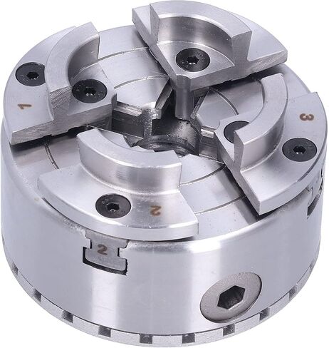 Zjchao Self Contering مخرطة Chuck 4 Jaw M33 Thread 96mm Woodturning Chuck لآلة الأعمال الخشبية مع مفاتيح KP96-B 0.03 ملم دقة in Saudi Arabia