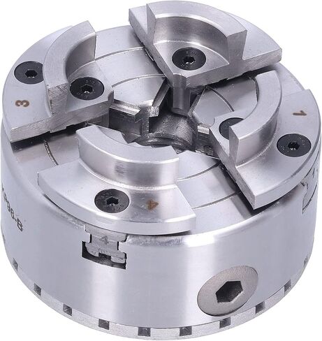 Zjchao Self Contering مخرطة Chuck 4 Jaw M33 Thread 96mm Woodturning Chuck لآلة الأعمال الخشبية مع مفاتيح KP96-B 0.03 ملم دقة in Saudi Arabia
