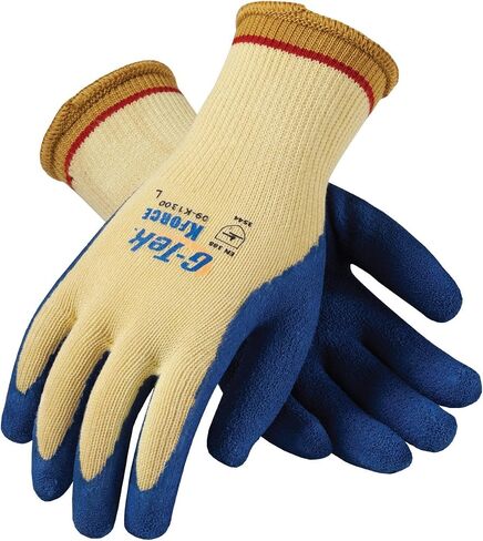 09-k1300/l قفاز Kevlar Knit غير سلس مع قبضة النزهة المطلية باللاتكس على النخيل والأصابع in Saudi Arabia
