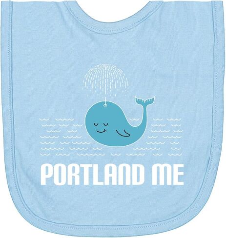 Inktastic Portland Maine Coastal Newborn Bib in Saudi Arabia