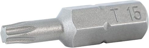Wiha 71515 Torx Insert Bits ، محرك سداسي سداسي 1/4 بوصة ، T15 في 25 مم ، 10 حزم in Saudi Arabia
