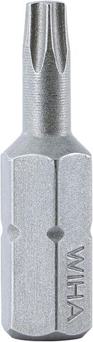 Wiha 71515 Torx Insert Bits ، محرك سداسي سداسي 1/4 بوصة ، T15 في 25 مم ، 10 حزم in Saudi Arabia