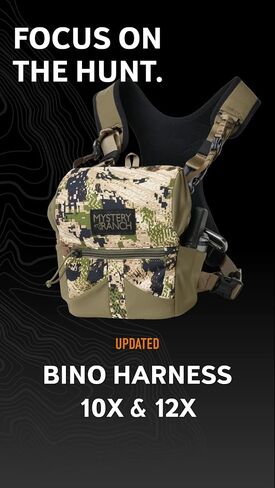 Mystery Ranch Bino Harness 12x Bag – 12x Binocular Chest Pack for Hiking & Hunting – Foliage, XL in Kuwait