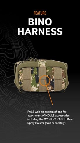 Mystery Ranch Bino Harness 12x Bag – 12x Binocular Chest Pack for Hiking & Hunting – Foliage, XL in Kuwait