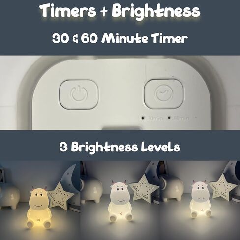 Cute Bee Night Light – Silicone Rechargeable Touch-Controlled Dimmable RGB Lamp with Adjustable Brightness & Multiple Color Modes – Ideal for Kids' Nursery, Bedroom, and Bedtime Décor in Saudi Arabia