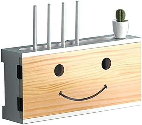 WIFI Router Storage Box Wall Roach Room Room Set Top Box Router Venches Router Organizer Socketing Suckering Wire Box in Kuwait