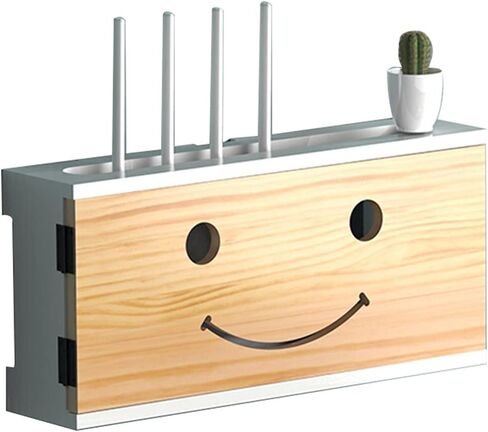 WIFI Router Storage Box Wall Roach Room Room Set Top Box Router Venches Router Organizer Socketing Suckering Wire Box in Kuwait