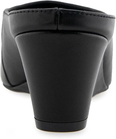 Aerosoles Women's Camia Mule, Black Leather, 7M in Saudi Arabia