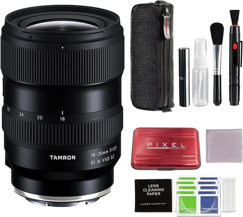 Tamron 16-30mm f/2.8 DI III VXD G2 Lens متوافق مع Sony E Mount مع إكسسوارات متقدمة وحزمة السفر | AFA064S700 | Tamron 16-30mm عدسة in Kuwait